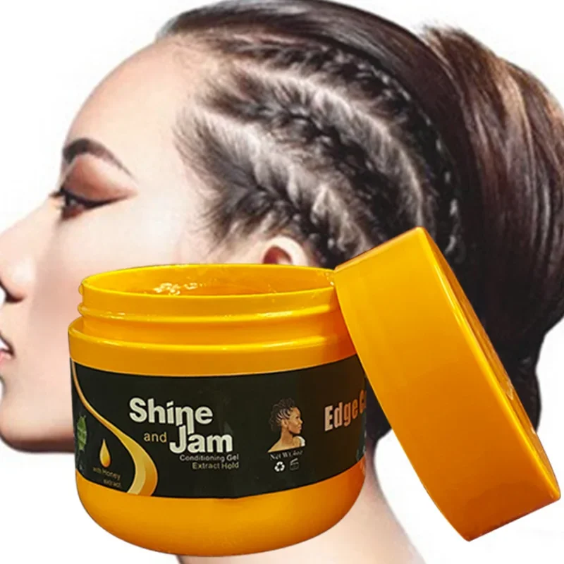 200g Hair Control Pomade Styling Braiding Cream for Lock and Twist Cornrow Tames Frizz Edges Wax Braid Gel Hair Styling Products