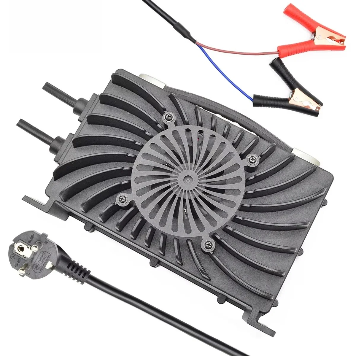 

1500W Waterproof IP65 12v 24v 48v 60v 72v 16a Lithium Lifepo4 Battery Charger for Golf Cart Charger Ship Watercraft Charger