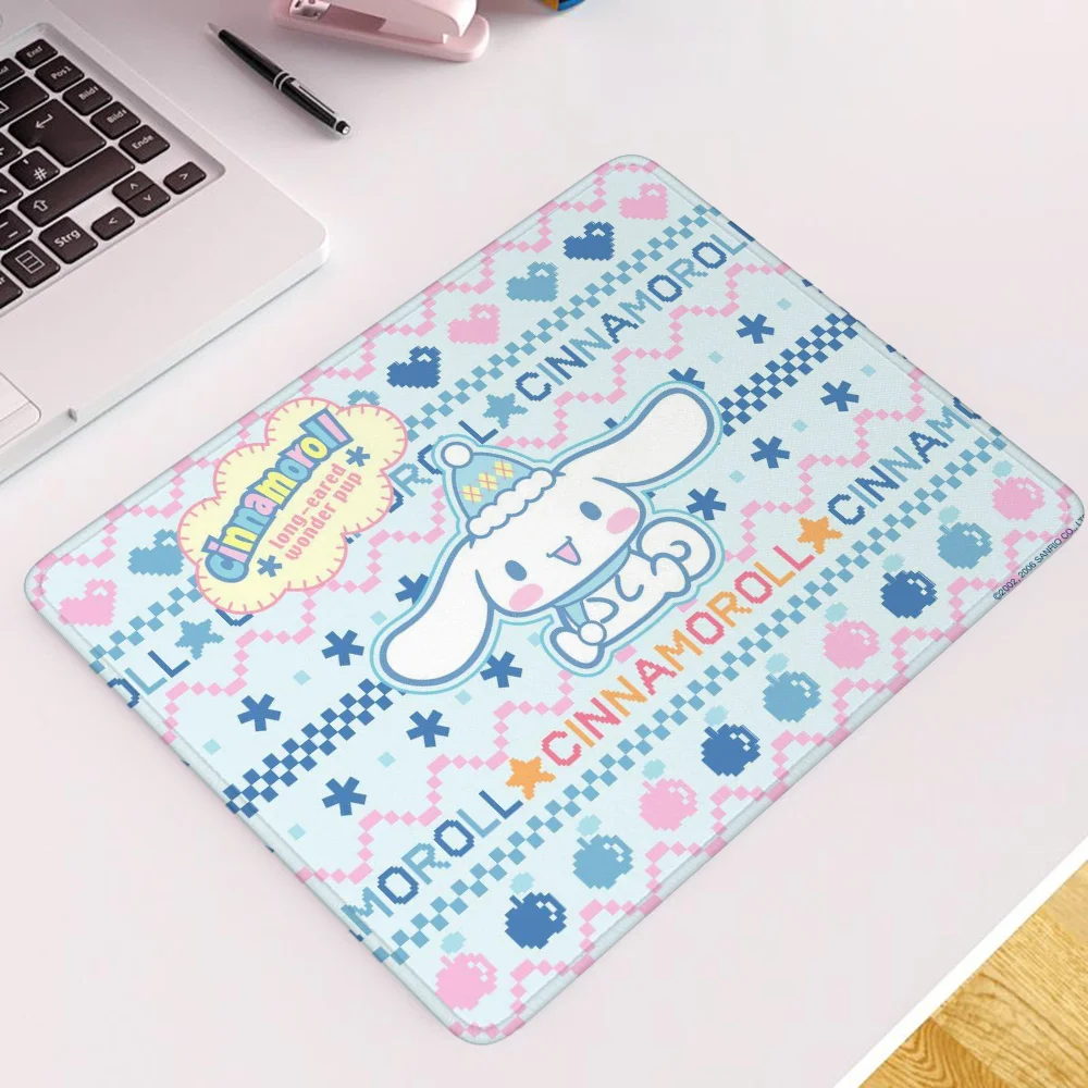 Cinnamoroll Desk Accessories Small Cute Mouse Pad Anime Pc Gamer Girl Table Mat Mousepad Company Game Mats Gaming Laptop Mause