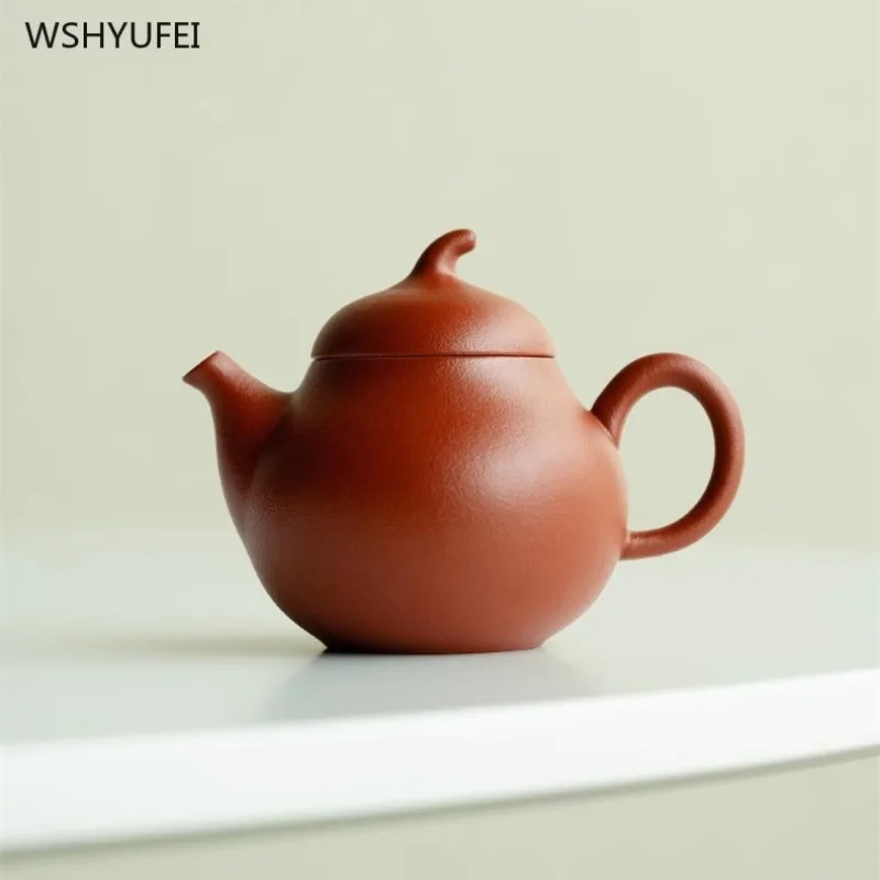 

Purple sand and red mud small eggplant and melon pot Ceramic Teapot Kung Fu Tea Set Tea pot Household filter single pot