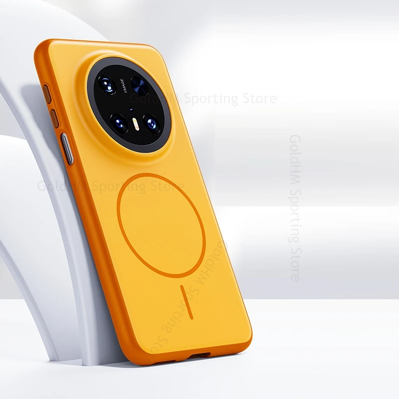 

For Magsafe Skin Feel Case For Huawei Mate 80RS 70 Pro Plus Magsafing Wireless Charging Phone Magnetic Cover Mate 70 80 Pro Plus