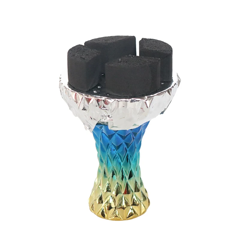 SY 1PC Crystal Hookah Colorful Bowl Shisha Tobacco Holder Chicha Narguile Cachimba Smoking Accessories Gadget Tools Sheesha