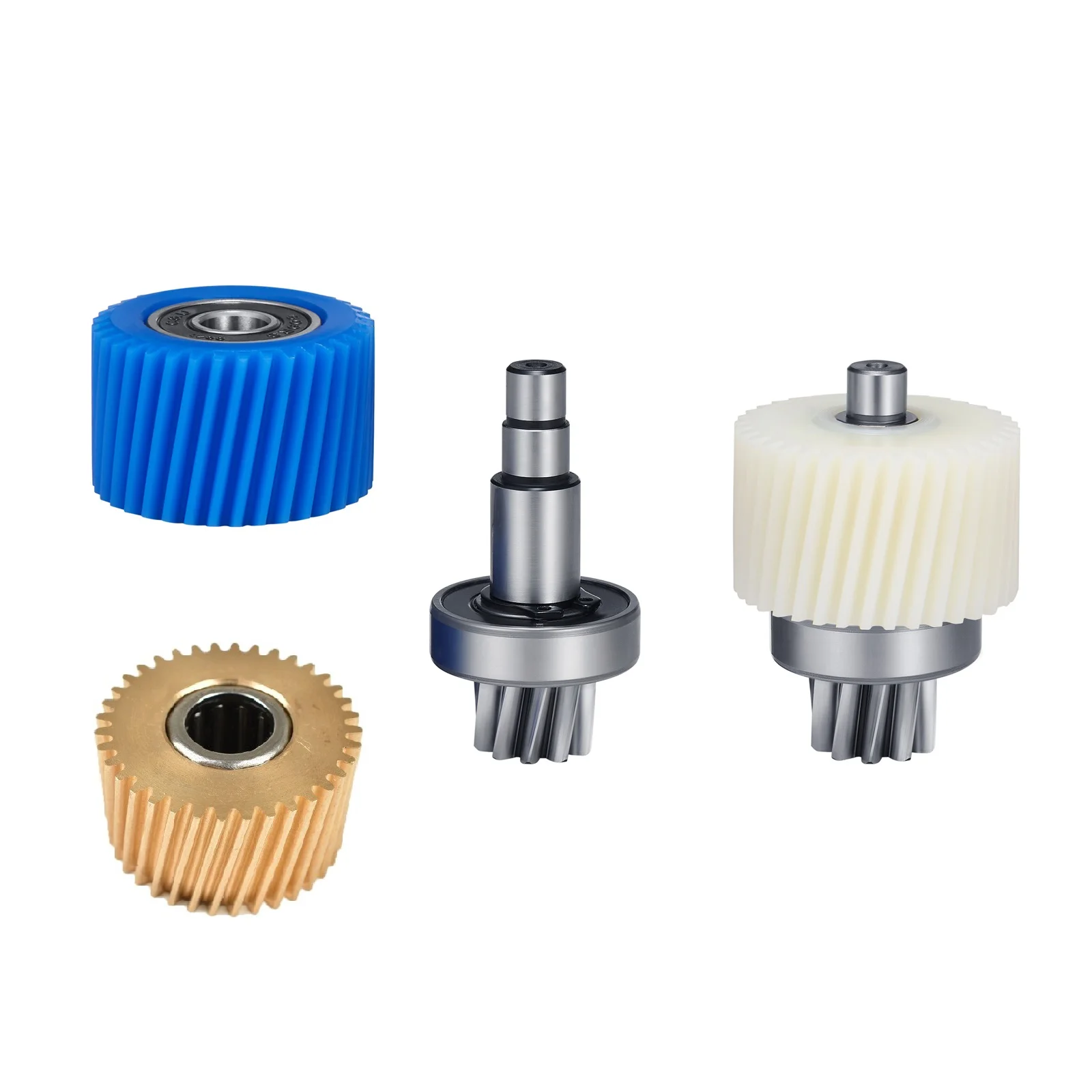 TONGSHENG TSDZ2B White reduction gear kit TSDZ2 blue nylon or Metal Gear Speed Reducing shaft for electric bicycle Mid Drive Mot