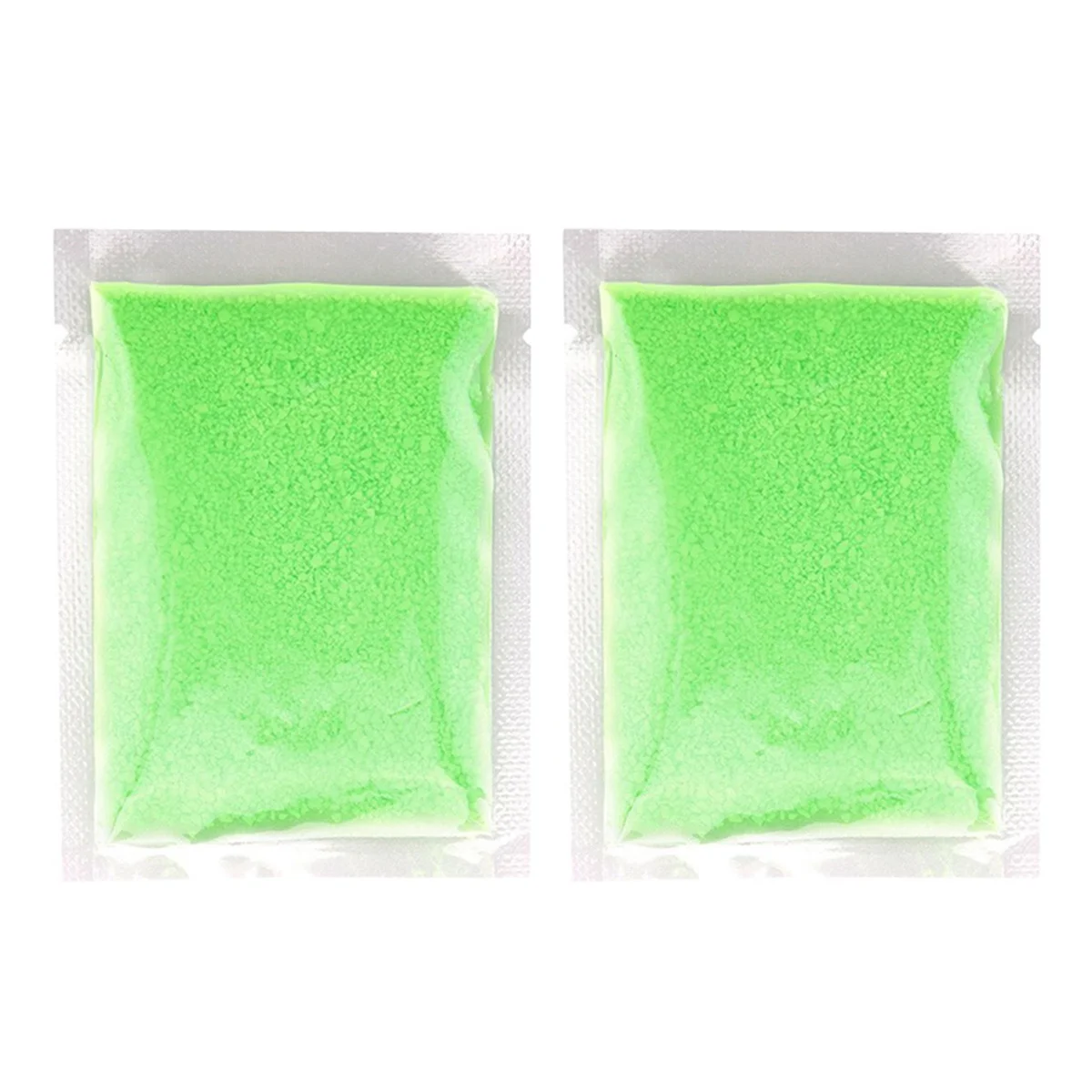 2 قطعة الليل توهج الرمال 20 جرام الأخضر مضيئة مسحوق Diy بها بنفسك مسمار الفن الفلورسنت الرمال الغبار مشرق الصباغ داخلي ديكور خارجي