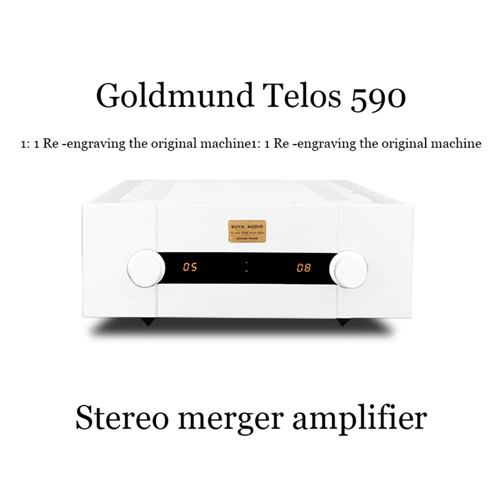 

Усилитель Goldmund Telos 590, 250 Вт, Hi-Fi стерео высококлассный аудиоусилитель 1:1, Реплика оригинального ES9038Q2M, 384K, DSD512