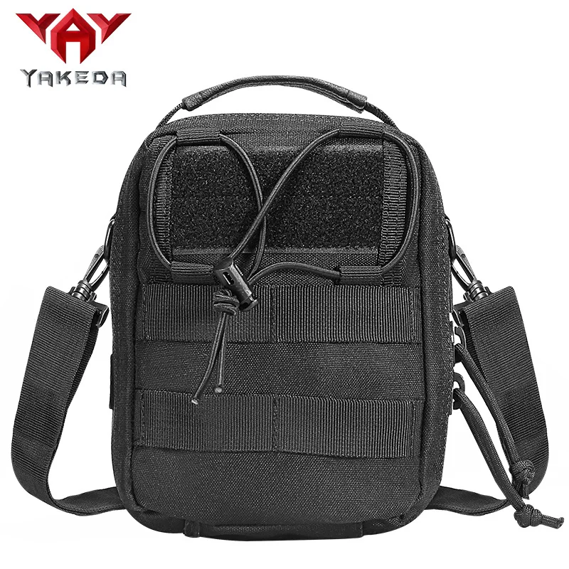 Yakoda-Bolso pequeño táctico para entrenamiento, paquete médico de caza, bolso de hombro tipo bandolera exterior, riñonera molle