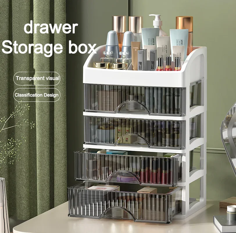 Modieuze multifunctionele cosmetische opbergdoos, handlade scheidingskist, home desktop huidverzorgingsproduct dressing box