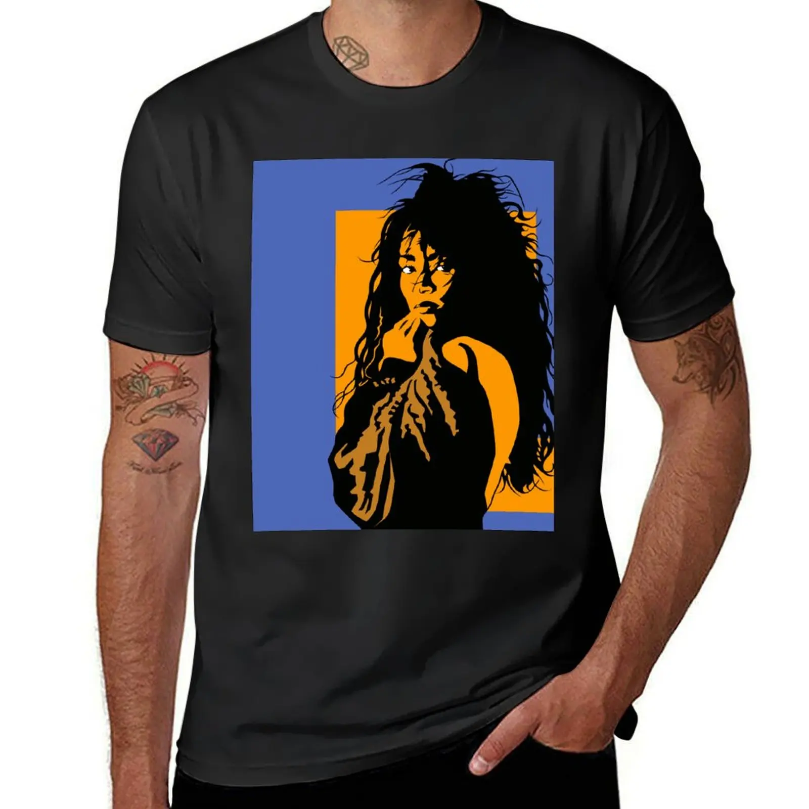 Jody Watley, Cut paper on board, 15 x 20, 2013 T-Shirt sports fans vintage clothes summer tops t shirts for men cotton