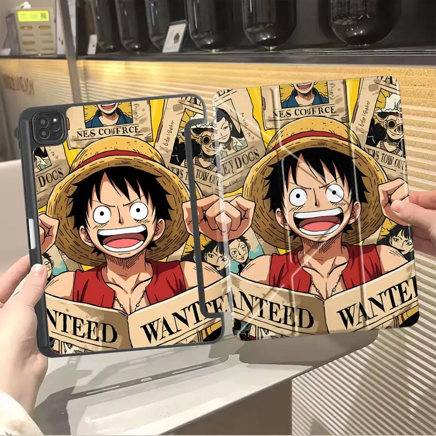 Anime OneS P-ieceS Holder Cover Tablet Case For iPad Pro 2025 Air 4 5 M3 M2 1 2 M4 11inch Mini 6 7 Pro 11th 10th 9th 8th 7th
