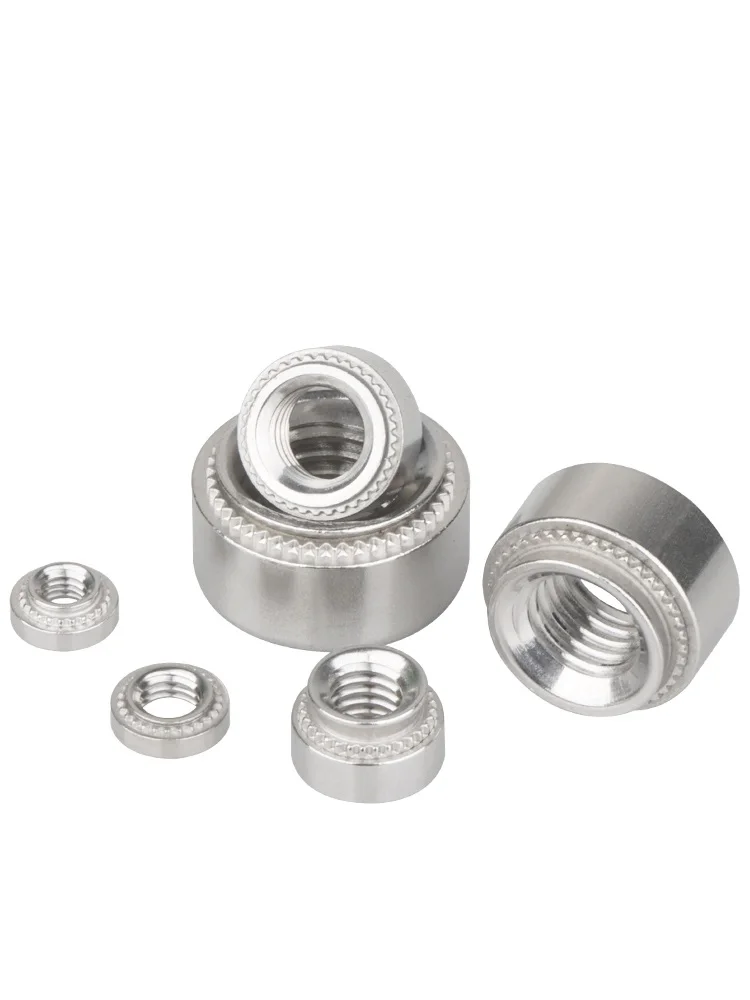 M2 M2.5 M3 M4 M5 M6 M8 M10 304 Stainless Steel CLS Self-Clinching Nut Press Insert Rivet Nut Nutsert Rivnut Slab 0.8-3.2mm