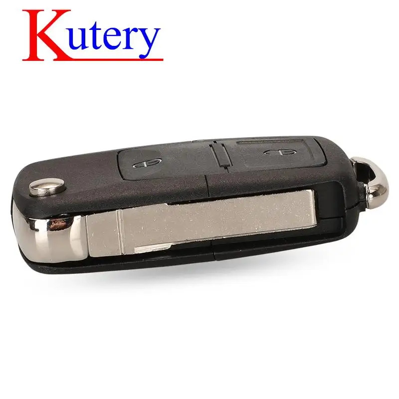 jingyuqin 2BTN 1J 0959753 AG/1M 0959753 E 434MHz ID48 Chip Flip Remote Key Fob do VW Beetle Bora Golf Passat Polo Transporter T5