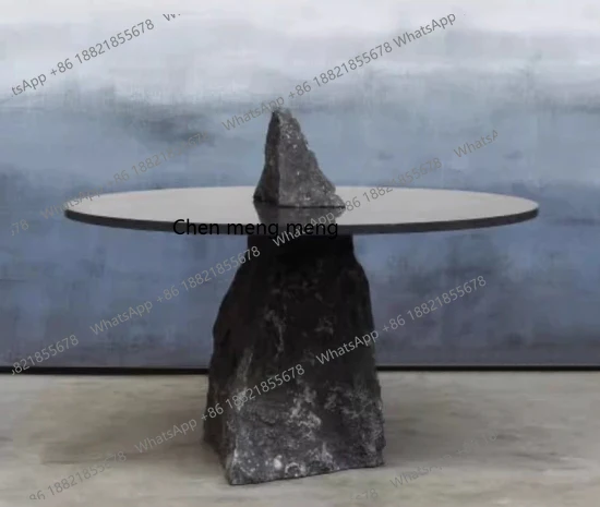 

Журнальные столики из мрамора с современным дизайном, складным полусферическим основанием из нержавеющей стали для домашнего использования в гостиной