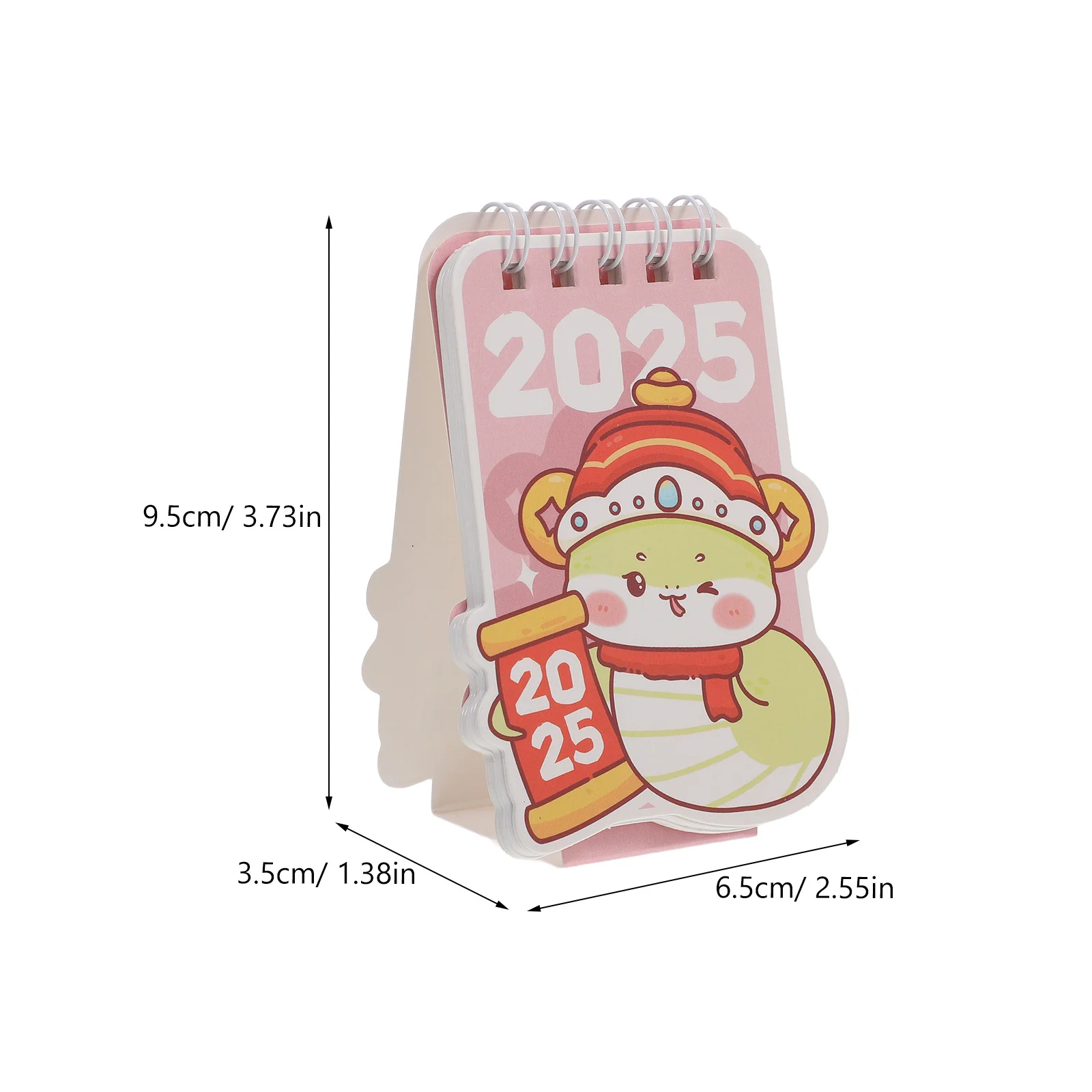 Office Desk Calendar Foldable Base Simple Desktop Calendar 2024-2025 Monthly Weekly Daily Use Home Accessory Home Supply