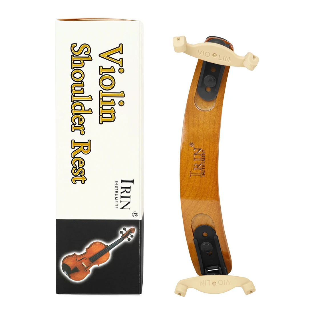 4/4 Violin Maple Solid Wood Violin Shoulder Rest Shoulder Pad Violin Accessories Absence Pressure Performance Practice Exams