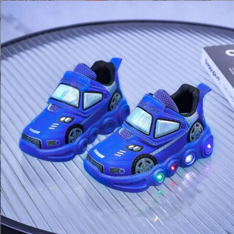 

2024 New 21-30 Children Casual Shoes LED Lighted Infant Tennis Hot Sales Glowing Kids Sneakers Girls Shoes Toddlers