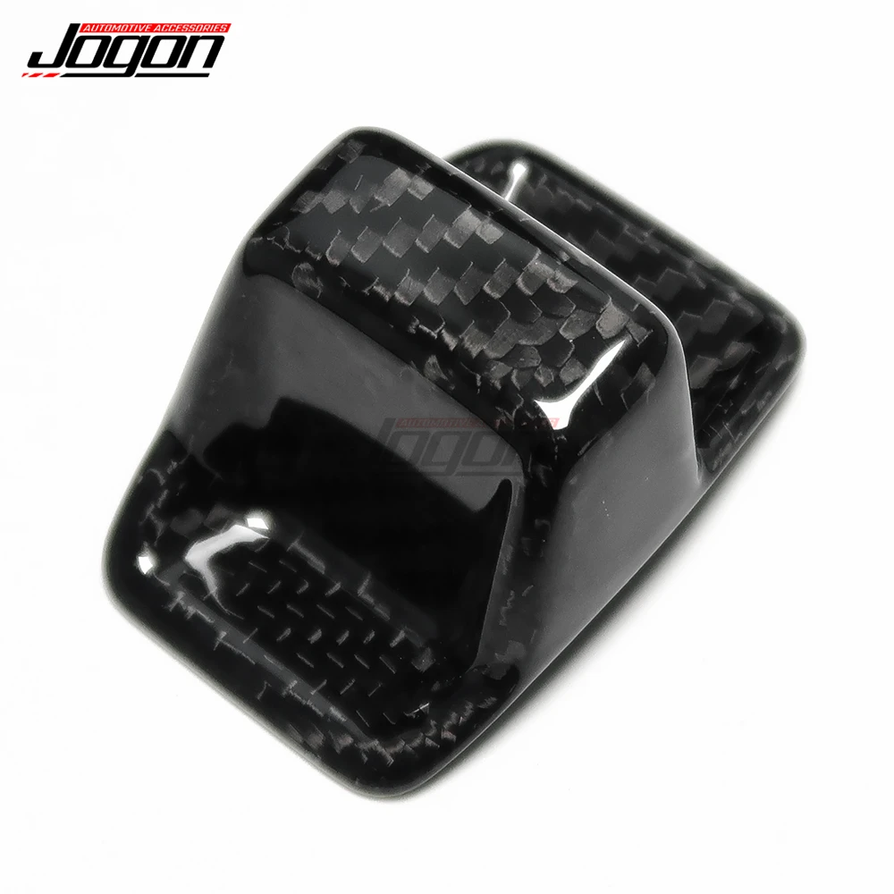 Carbon Fiber Car Interior Gear Shift Head Knob Panel Cove Trim Gears Shift Knob Sticker For Audi A3 S3 RS3 8Y 2020 2021 2022