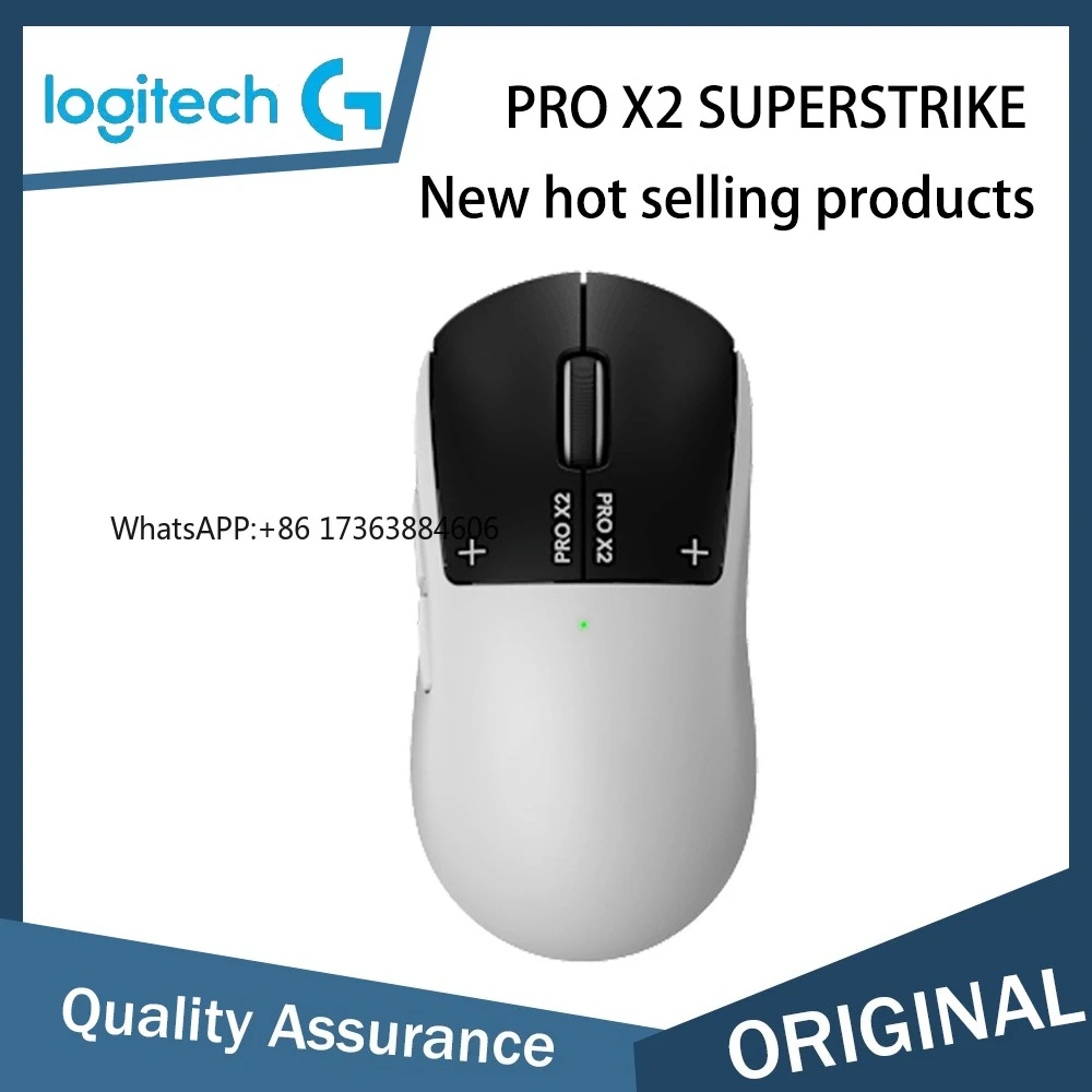 PRO X2 SUPERSTRIKE Wireless Gaming Mouse Professional Gaming Mouse 44000DPI HITS Sensing For PC Gamer Accessoires Gift
