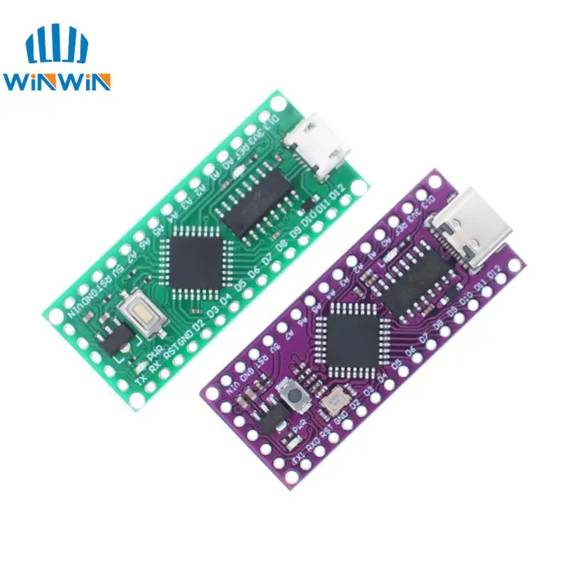 LGT8F328P-LQFP32 MiniEVB TYPE-C MICRO USB Compatible With ATMEGA328 Nano V3.0 LGT8F328P CH9340C / HT42B534-1 SOP16 For Arduino