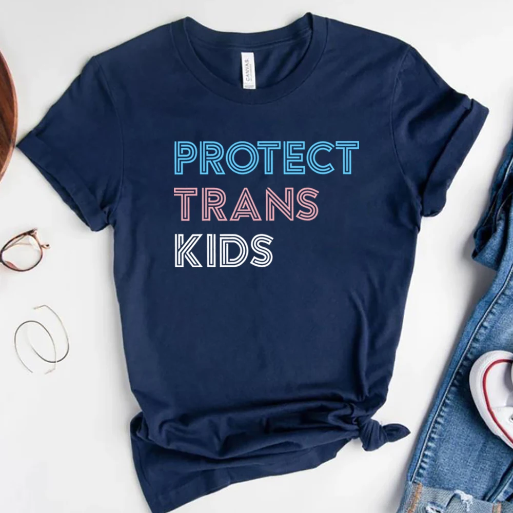 2025 Protect Trans Kids Shirt Trans Kids T-Shirt LGBT Tshirt Unisex LGBT Rights Shirt Pride Month Tees Summer Short Sleeve Shirt