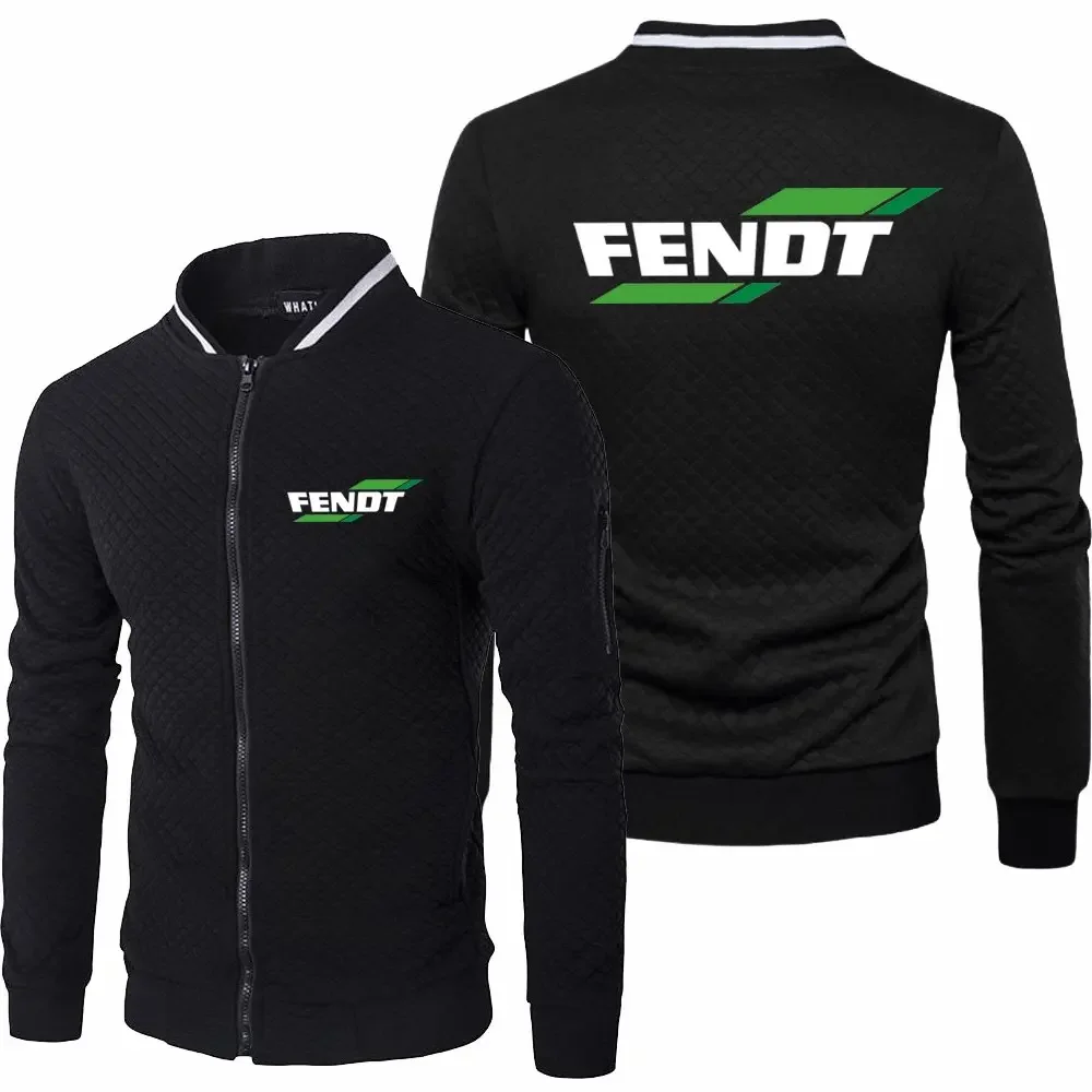 

New Mens Fendt Jacket Spring Autumn Long Sleeve Fashion Sportswear Casual Zipper Hoody Male Sweatshirts