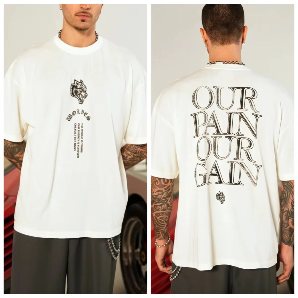 

American Cotton Printed Trendy Brand Summer Round-neck Letter Top, Ins Trendy Loose Short-sleeved Moto T-shirt for Men and Women