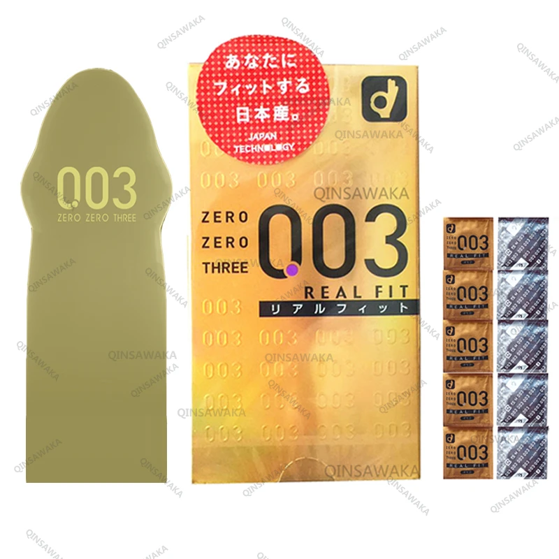 

Made in Japan REAL FIT OKAMOTO Condom Penis Cock Sleeve Natural Latex Condom Lasting Long Delay Gay Condom Penis Sleeve Intimate