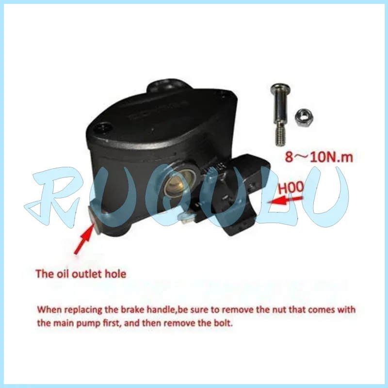 

Zt350 Gk Front Disc Brake Main Pump Assembly（ Φ14/matte Black) 1100101-036000 For Zontes