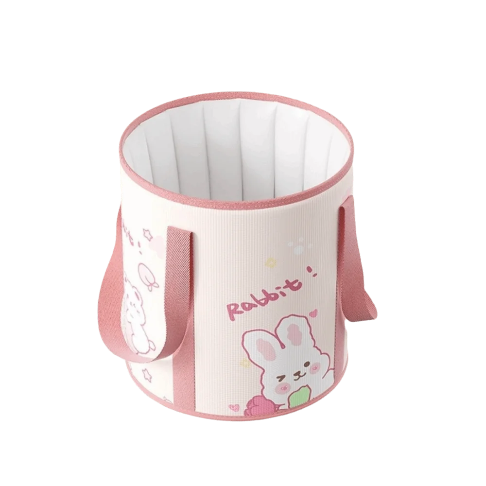 

Ведро для ванны для ног с кроличьим узором, утолщенная изоляция, складная ванна для ног, термостойкость, герметичная складная ванна