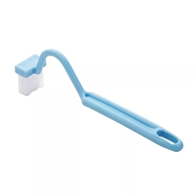 Multifunctional Toilet Cleaning Brush S Shape Portable WC Scrubber Curved Side Bending Handle Corner Handle Curved Brush
