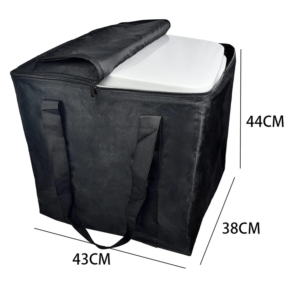 Travel Portable Toilet Bag Using 600D PVC Coated Oxford Cloth with UV Reflective for Long Term For Outdoor Use