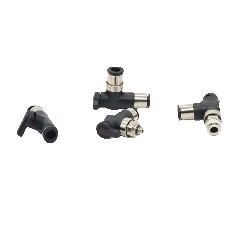 Compact Quick-Connect Mini Ball Valve with Micro-Switch for Airway Control BVCS4/6 BVUS4/6 BVCE4/6