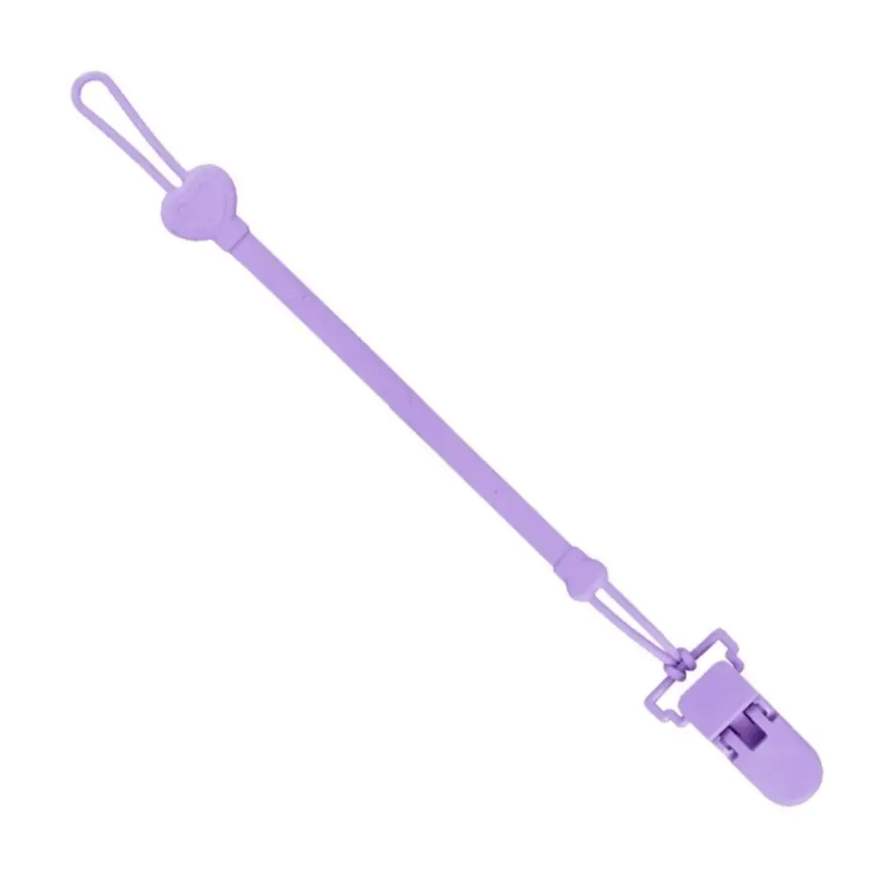 

Силиконовый держатель для соски, зажим без BPA, анти-потерянная цепочка для детской соски, регулируемый пищевой детский игрушечный ремешок для прорезывания зубов на открытом воздухе