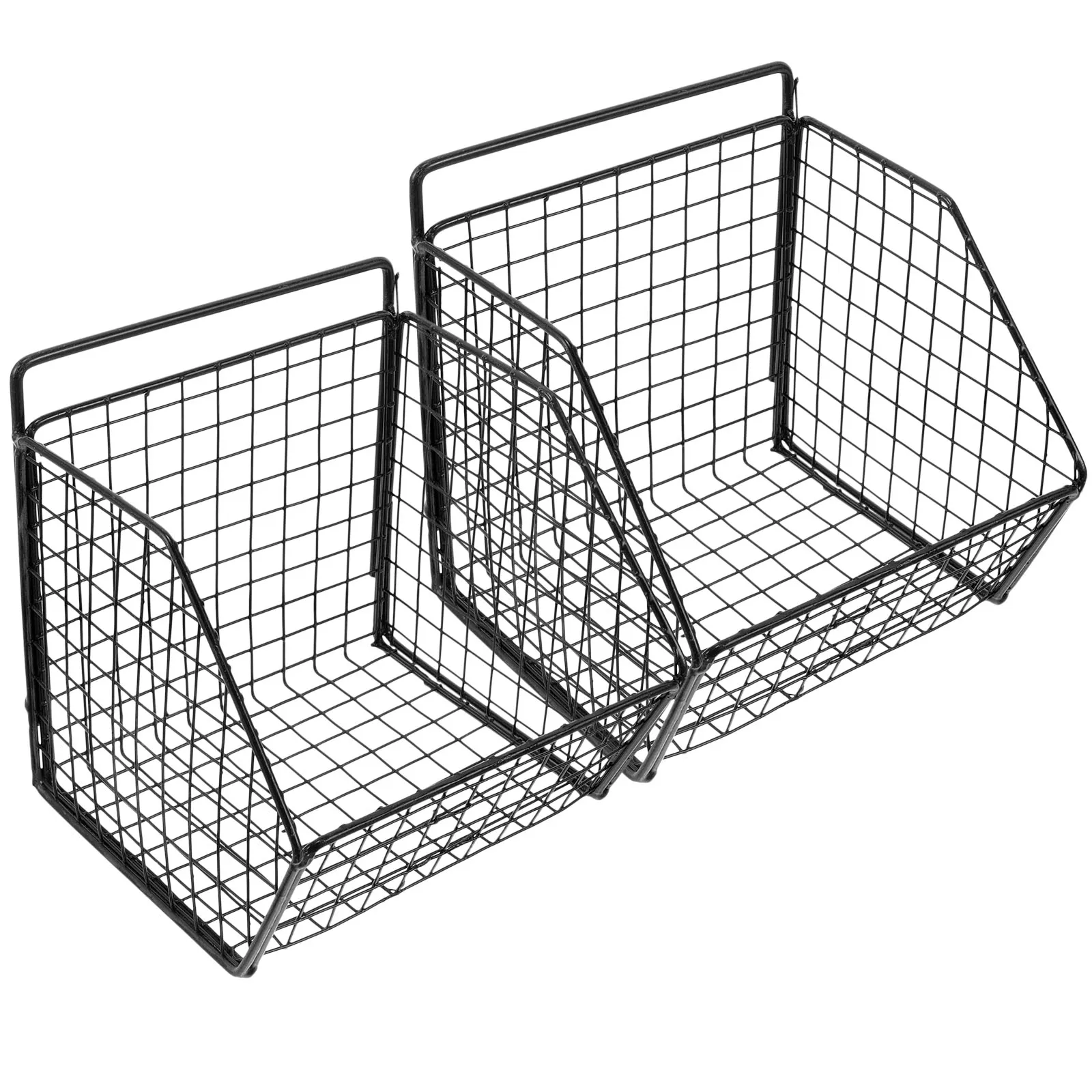 

1 set Wall Mount Black Single Tier Vegetable Basket For Kitchen Double Layer Kitchen Storage Vegetable Organizer Fruit Basket