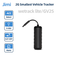 Jimi Wetrack Lite Mini Car GPS Tracker With Hidden LED Cut-off Fuel Real-Time Tracking IPX5 Waterproof Multiple Alarms Free APP
