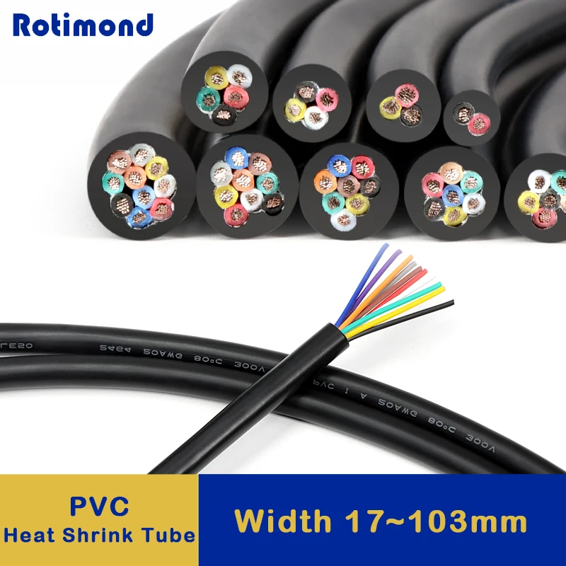 

2/5/10 м UL2464 ПВХ провод 30 28 26 24 22 20 18 16 14AWG Многожильный 2 3 4 5 6 7 8 9 10 ядер Канальный аудиокабель питания Медные провода