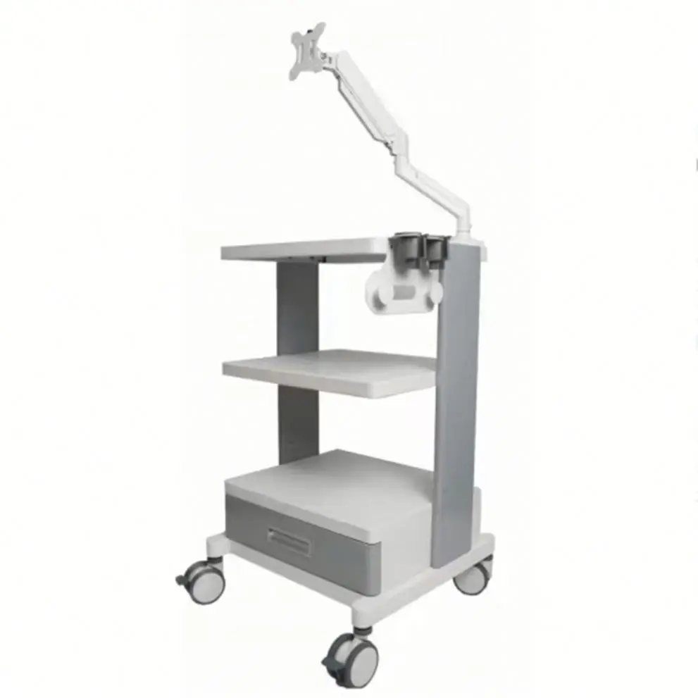 SNUKE LN-801 Laparoscopy Tower System Cart Four Shelf Endoscopy Trolley For Endoscopic Camera Endoscopic Cart