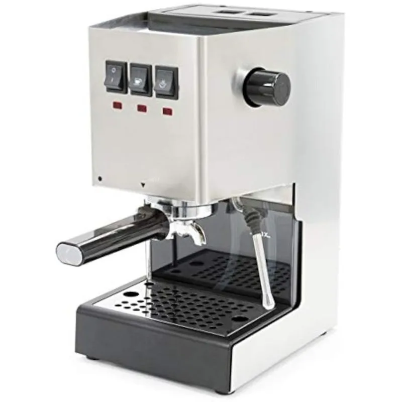 

Professional Espresso Machine for Home Use Stainless Steel Coffee Maker with Steam Milk Frother