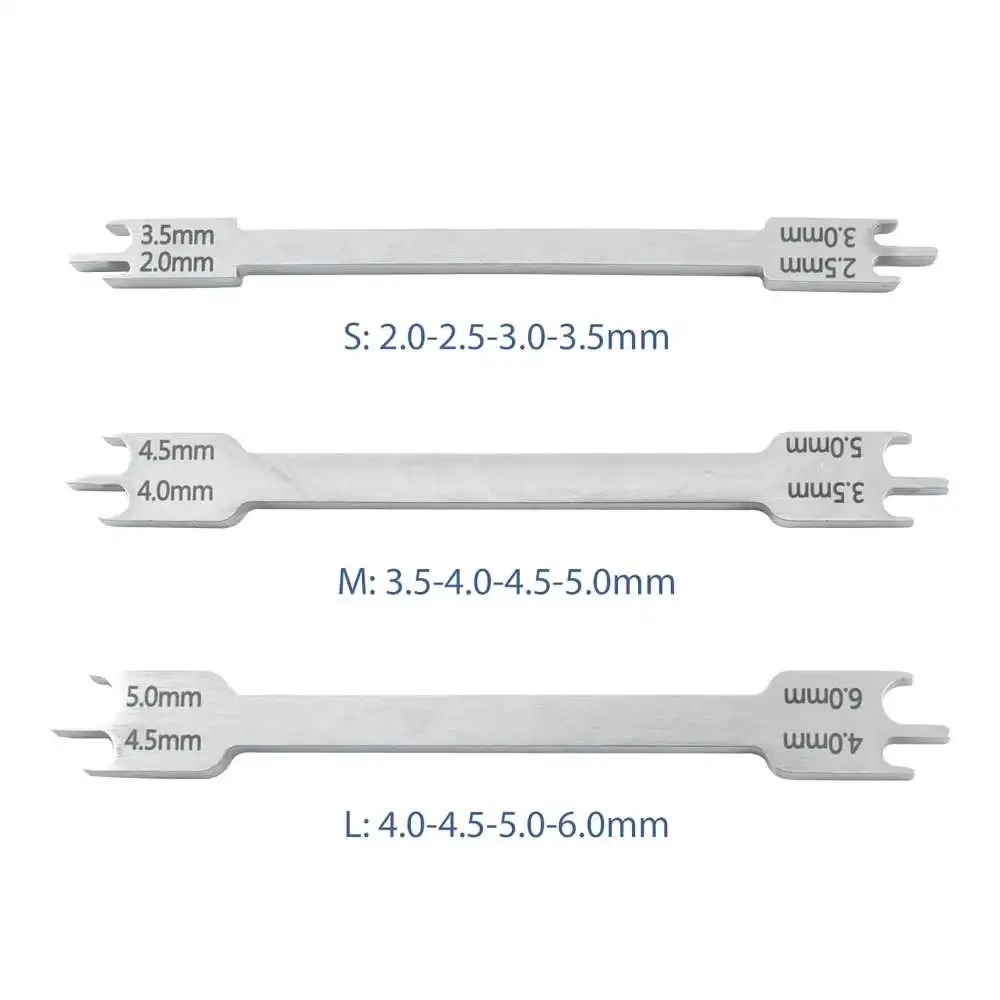 Dental Orthodontic Bracket Positioner Adjustable Double Ended Locator High Precision Placement Dentist Ortho Instrument Tools