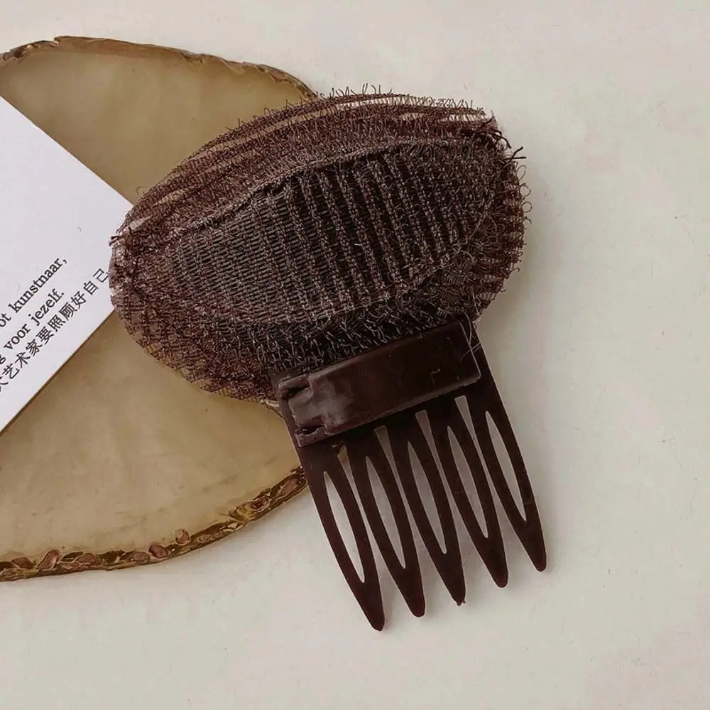 

Brown Natural Volume Hair Bangs Hairpin Invisible Hair Bun Clip Sponge BB Hair Clip Puff Hair Cushion Fluffy Hair Pad