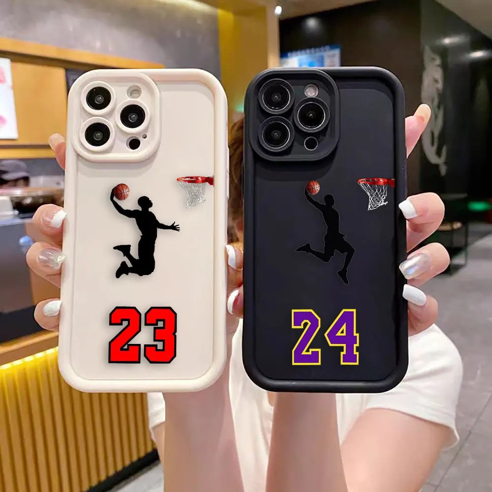 

Lovely Basketball Dunk Phone Case For Xiaomi POCO F8 F7 ULTRA F5 F4 F3 C40 M6 M7 X3 X4 GT X5 X6 X7 PRO TPU Case DIY Shell Cover