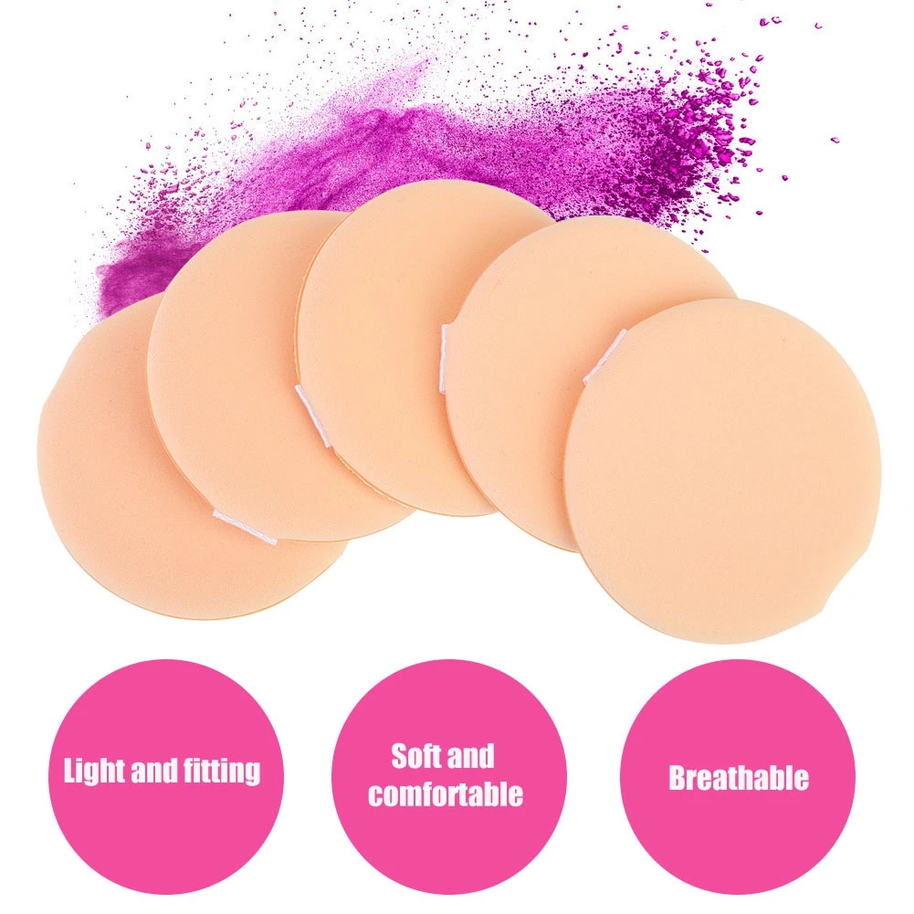 Bouffée de maquillage pour fond de teint, 10 pièces, douce et respirante, pour poudre de maquillage pour le visage, BB crème, outil cosmétique