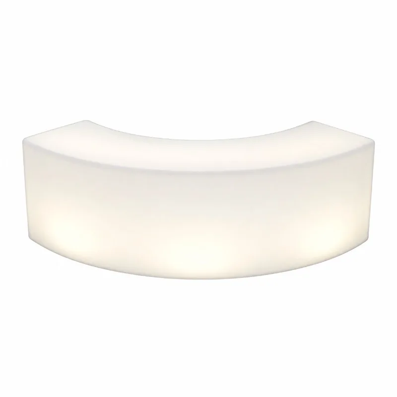 Luminous curved stool 16 colors colorful glare remote control waterproof bar combination ring