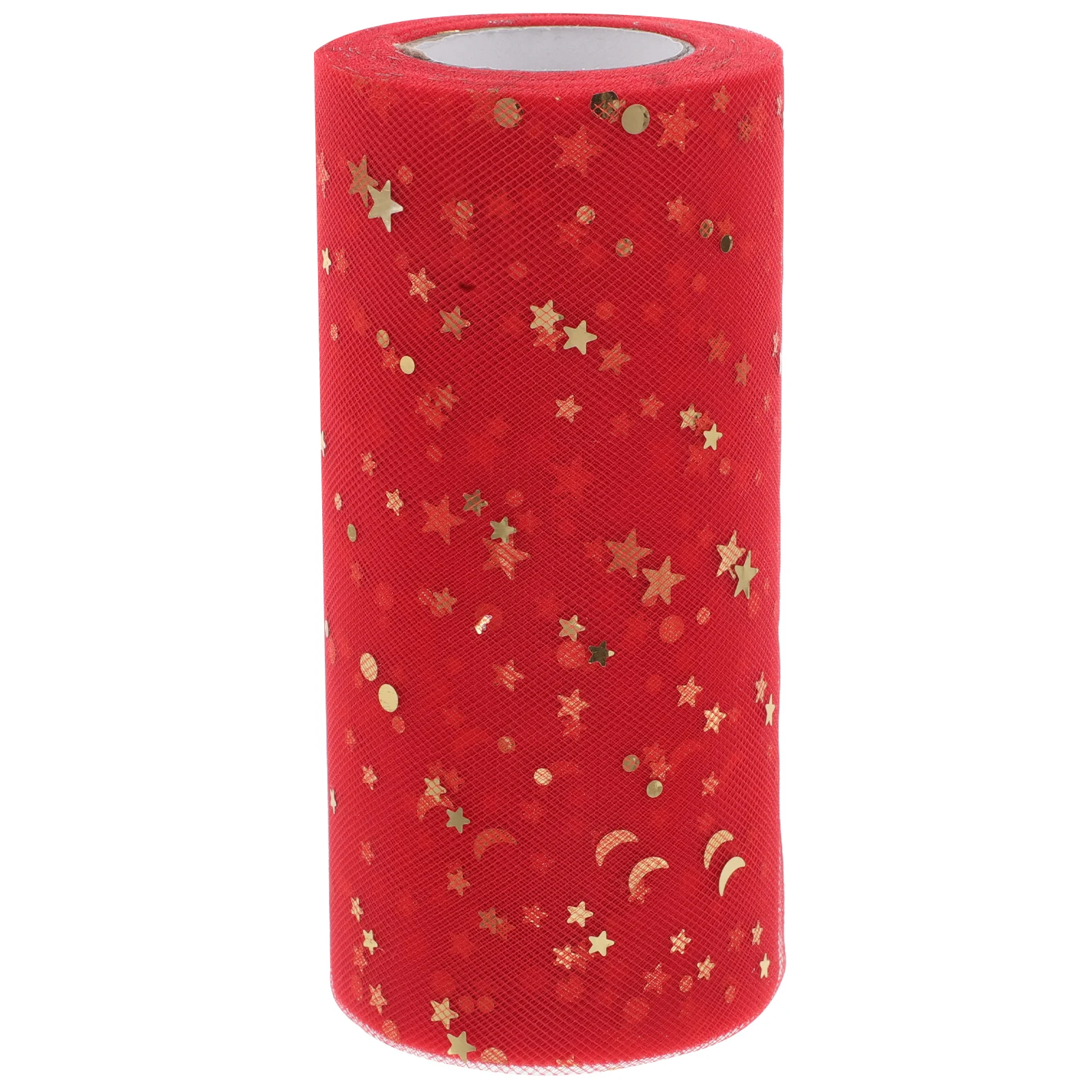 

2280x15cm Red Sequins and Gauze Table Skirt Reusable Party Wedding Desk Cover Decorative Event Decoration Premium Quality