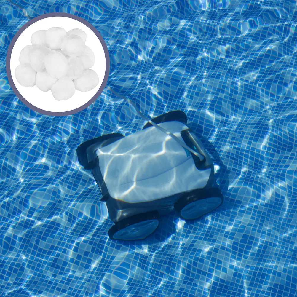 

1 Bag Professional Fiber Filter Balls Swimming Pool Sand Filters Reusable Filter Media Household Pool Cleaning Supplies Aquarium