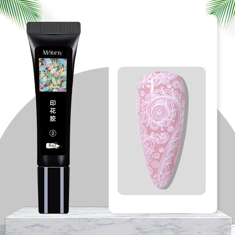 Colorful Nail Art Polish Stamping Polish Nail Art Steel Plate Printing Special Gel Transfer Phototherapy Nail Polish Gel Paints