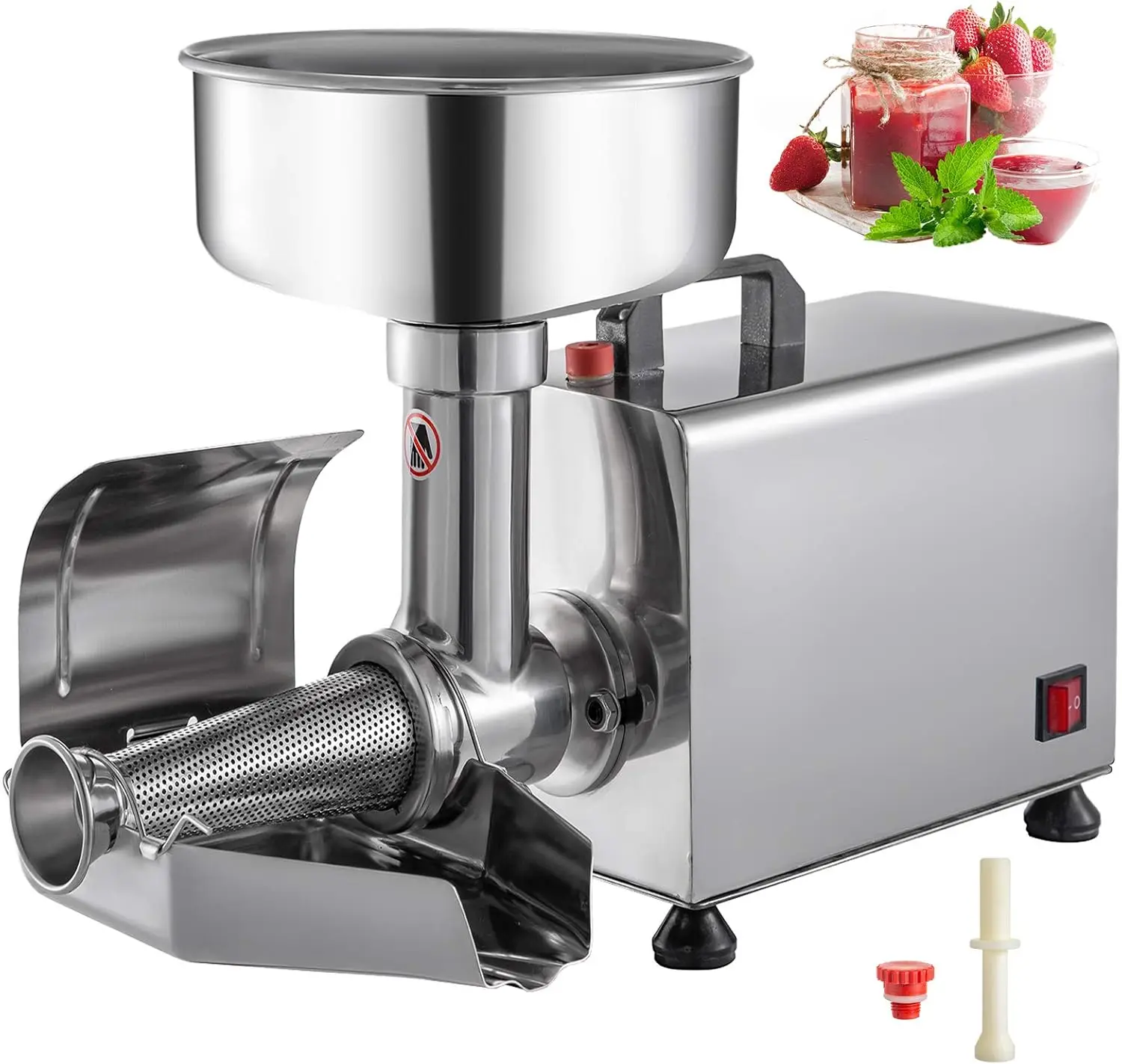 Electric Tomato Strainer 370W Commercial Grade Tomato Milling Machine Stainless Steel Tomato Press