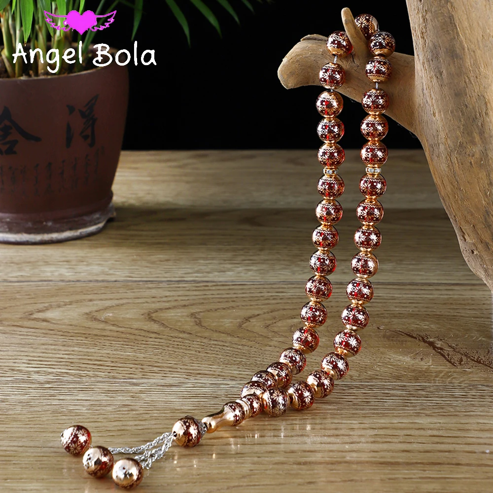 The Popular 14mm Nostalgic Rosary Bracelet Is Available In A Variety of Colors, Suitable for Islamic Muslim Worship Occasions