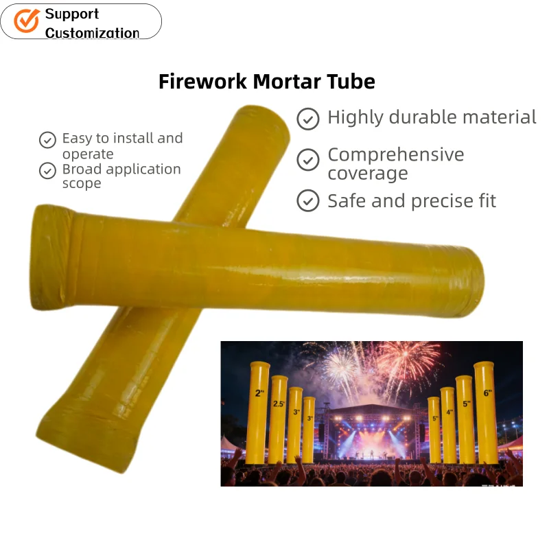 

2.5 Inch 3 Inch Shell Firework Mortar Tubes Wedding New Year Fire Crackers Display Tubes