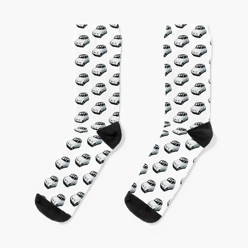 

Fiat 500 Socks cotton Non-slip Socks For Women Men's