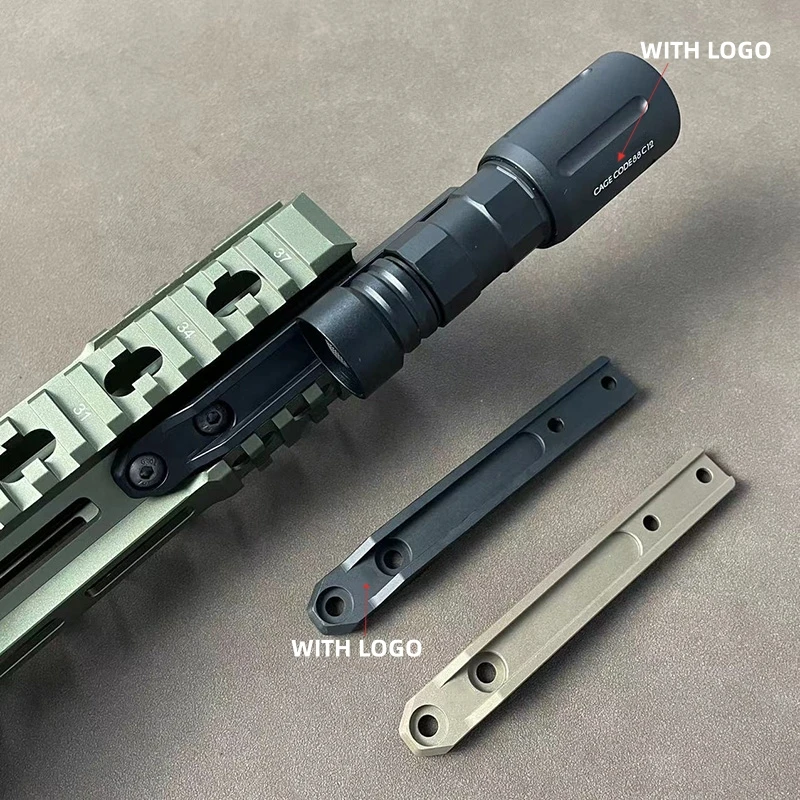 Tactical Lightbar Scout Mount for M600 M300 PLH-V2 for Mlok or Keymod Picatinny Rails FlashLight Base Accessories